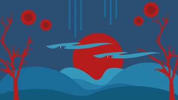 Free Blue and Red Background Template to Edit Online