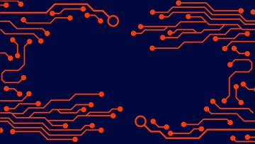Free Blue And Orange Background Template to Edit Online