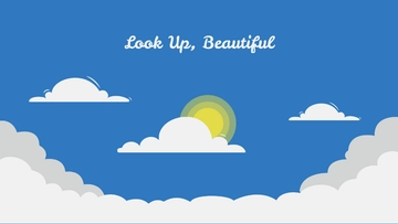 Free Blue Sky Wallpaper Template to Edit Online