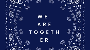 Free Blue Bandana Wallpaper Template to Edit Online