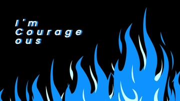 Free Blue Fire Wallpaper Template to Edit Online