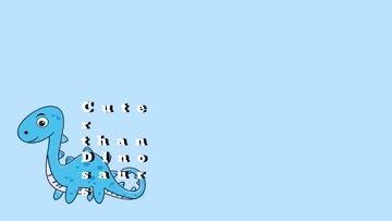 Free Blue Dino Wallpaper Template to Edit Online