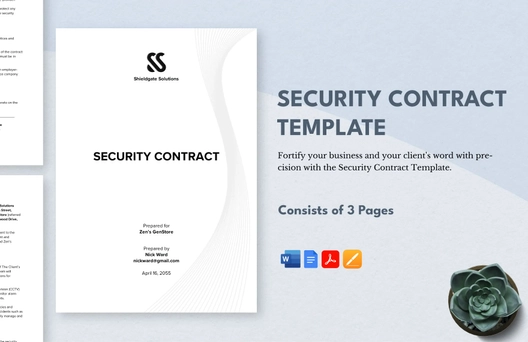 Security Contract Template