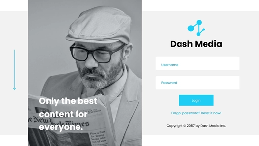 Login Page Prototype Template