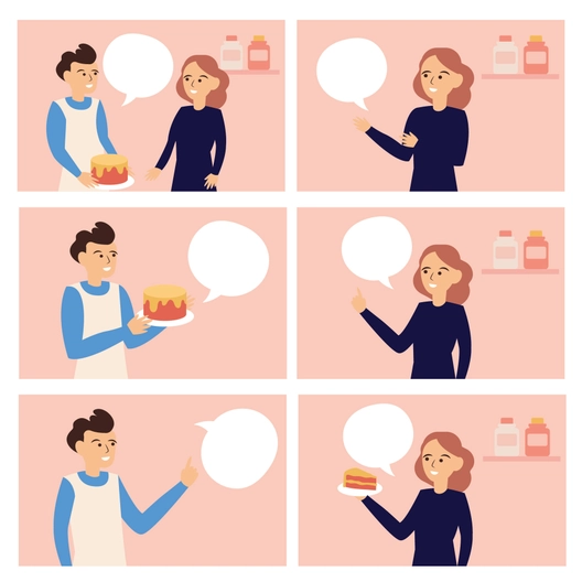 Cartoon Comic Strip Template