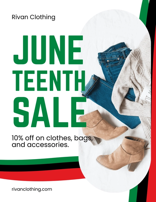 Happy Juneteenth Flyer