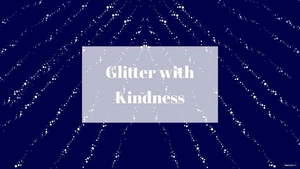 Blue Glitter Wallpaper