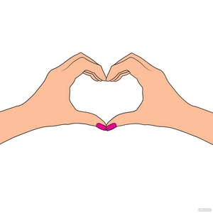 Hand Heart Clipart
