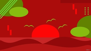 Red and Green Background