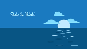 Free Blue Desktop Wallpaper Template to Edit Online