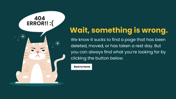 Free 404 Error Message One Page to Edit Online