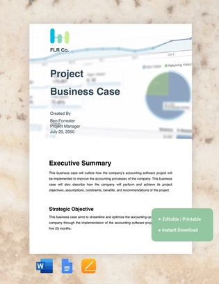 Project Business Case Template