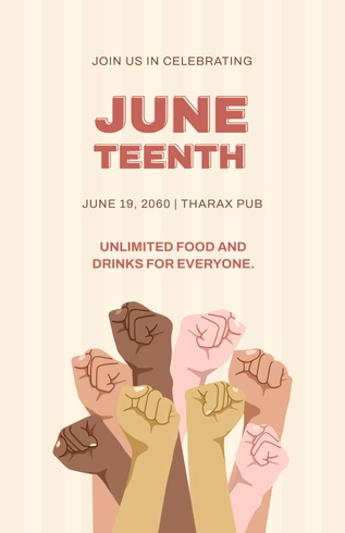 Juneteenth Celebration Poster