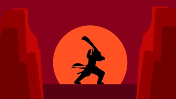 Free Red Anime Background Template to Edit Online