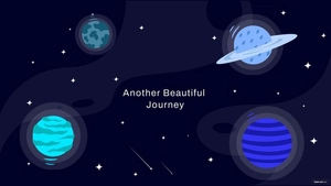 Blue Galaxy Desktop Wallpaper