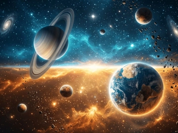 Free Galaxy Ipad Wallpaper Template to Edit Online