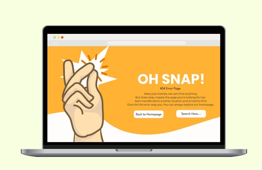 Modern 404 Error Page