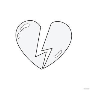 Broken Glass Heart Clipart