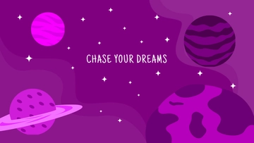 Free Light Purple Galaxy Wallpaper Template to Edit Online