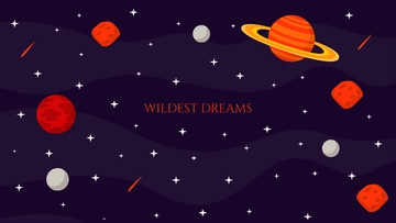 Free Stars And Galaxies Wallpaper Template to Edit Online