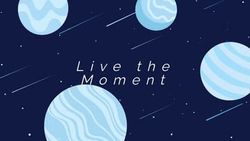 Free Light Blue Galaxy Wallpaper Template to Edit Online