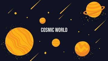 Free Orange Galaxy Wallpaper Template to Edit Online