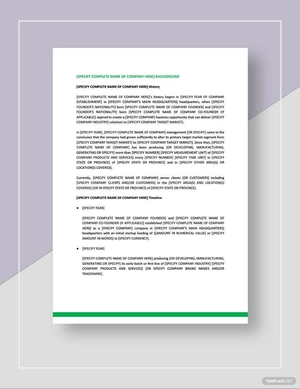 Company Fact Sheet Template Company Fact Sheet Template