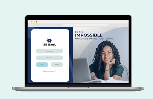 UI Login Page Prototype Template
