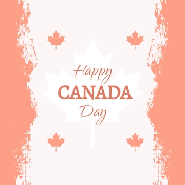 Free Rustic Happy Canada Day Template to Edit Online