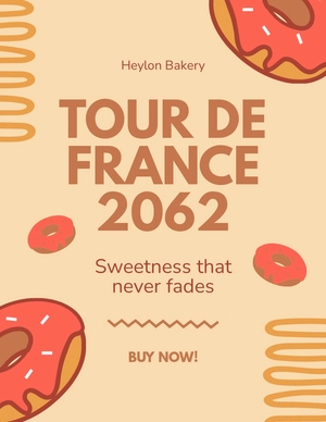 Vintage Tour De France Flyer