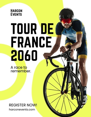 Simple Tour De France Flyer