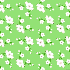 Green Floral Background Clipart