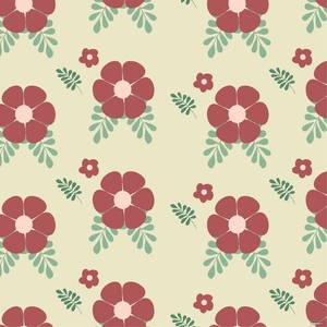 Vintage Floral Background Clipart