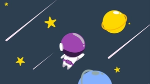 Cute Galaxy Background