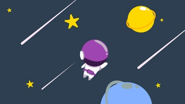 Free Cute Galaxy Background Template to Edit Online