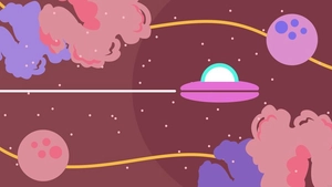 Aesthetic Galaxy Background