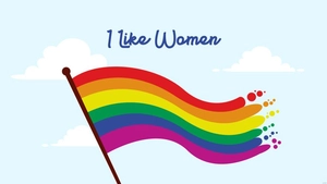Hidden Lesbian Pride Flag Wallpaper