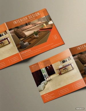 Square Interior Magazine Template