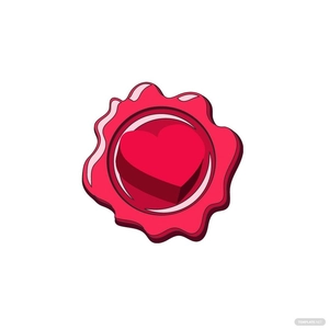 3d Heart Stamp Clipart