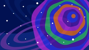 Trippy Galaxy Background