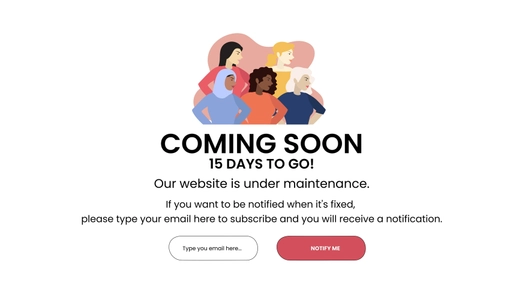 Coming Soon 404 Error Page