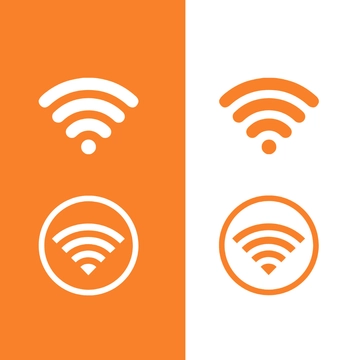 Free Flat Wifi clipart Template to Edit Online