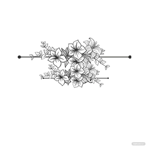 Floral Embellishments Clipart
