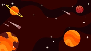 Red And Black Galaxy Background