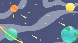 Transparent Galaxy Background