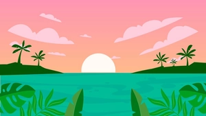 Tropical Beach Background