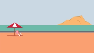 Beach Horizontal Background