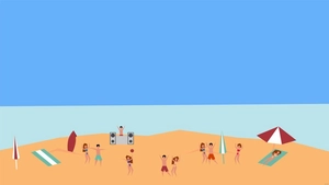 Beach Party Background