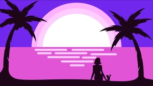 Pretty Beach Background