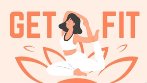 Simple International Yoga Day Wallpaper